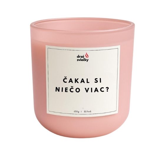 Čakal si niečo viac?