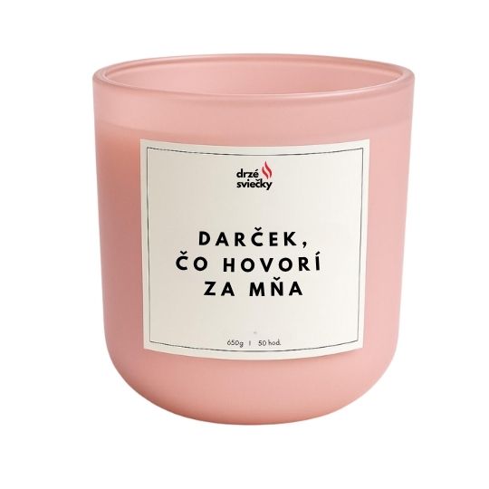 Darček, čo hovorí za mňa