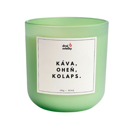 Káva, oheň, kolaps.