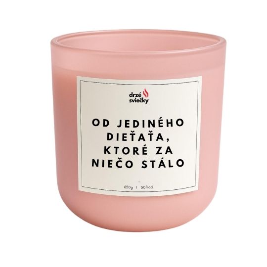 Od jediného dieťaťa, ktoré za niečo stálo