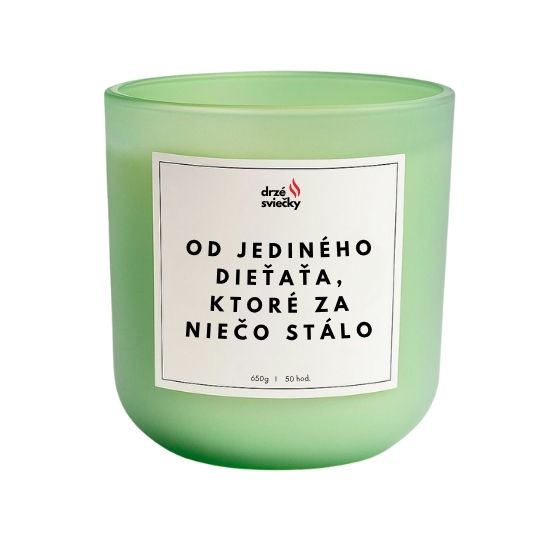 Od jediného dieťaťa, ktoré za niečo stálo
