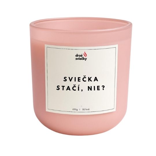 Sviečka stačí, nie?